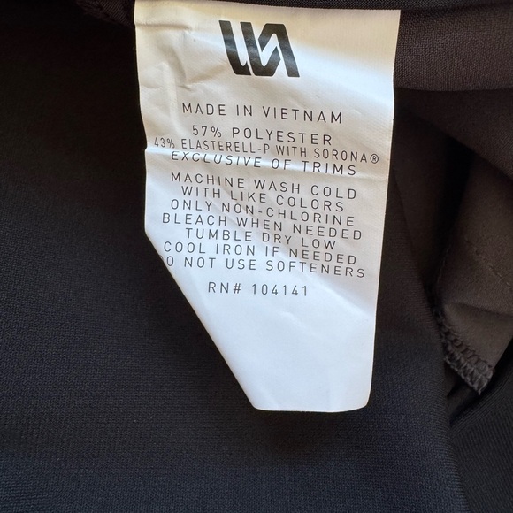 VRST Pants Mens 36x30 Black Commuter Athletic Fit Chino Straight Stretch NWT $88 - Picture 7 of 9